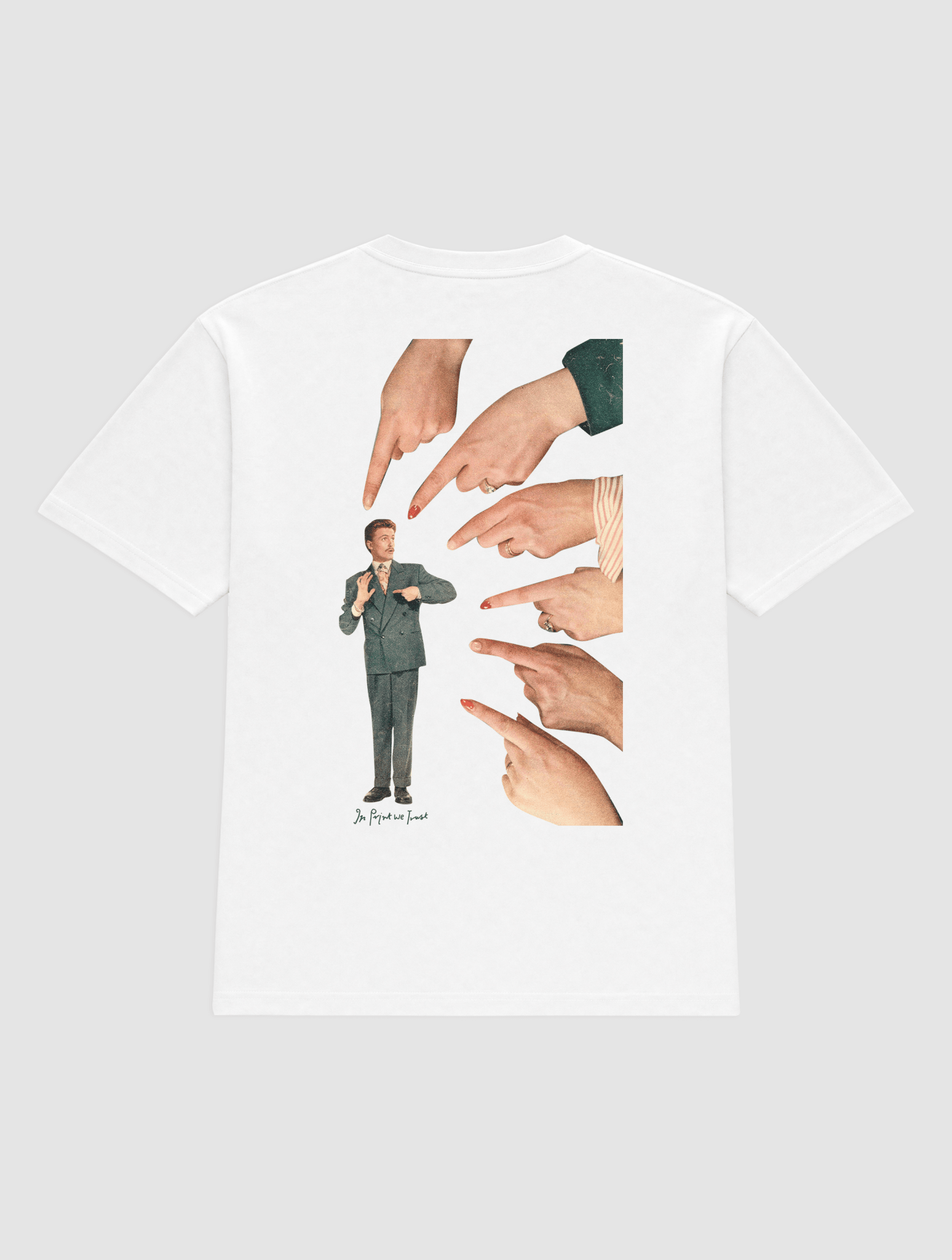 who me? heavyweight tee - In Print We Trust