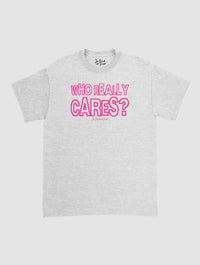 who really cares classic tee - In Print We Trust