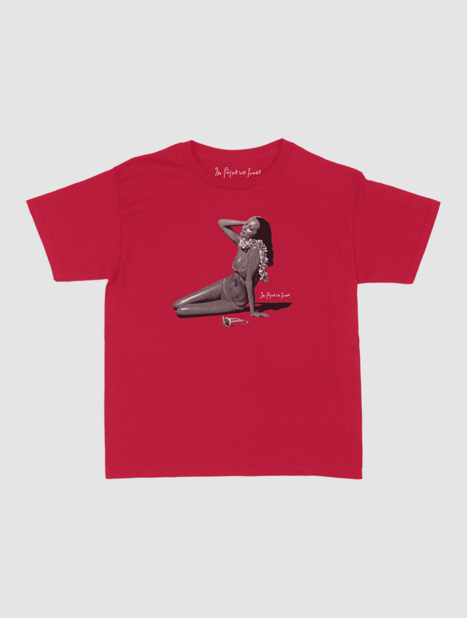 who's that girl? baby tee - In Print We Trust