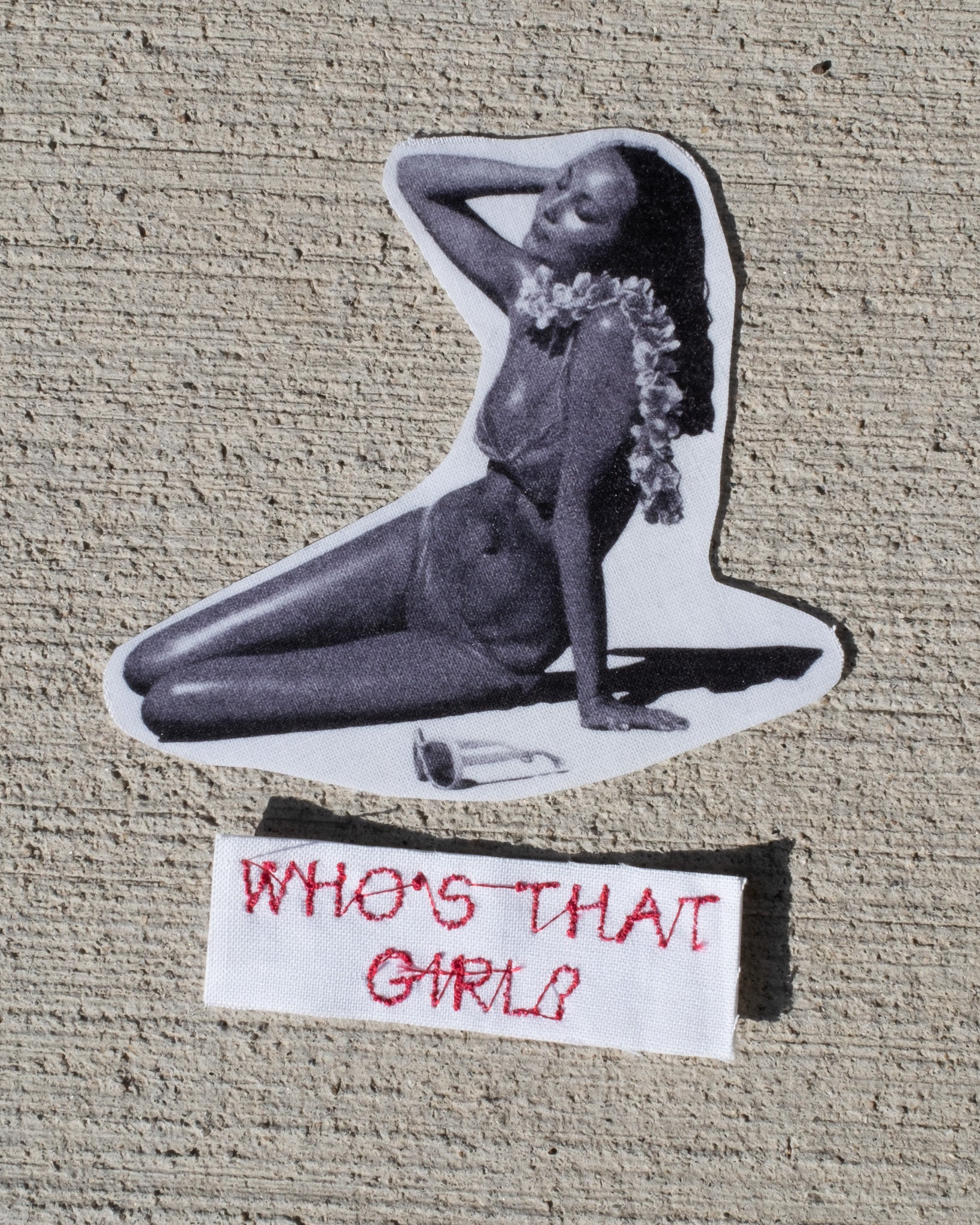 who's that girl? baby tee - In Print We Trust