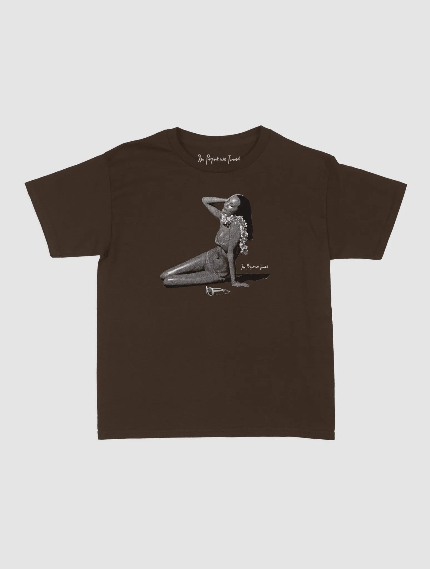 who's that girl? baby tee - In Print We Trust