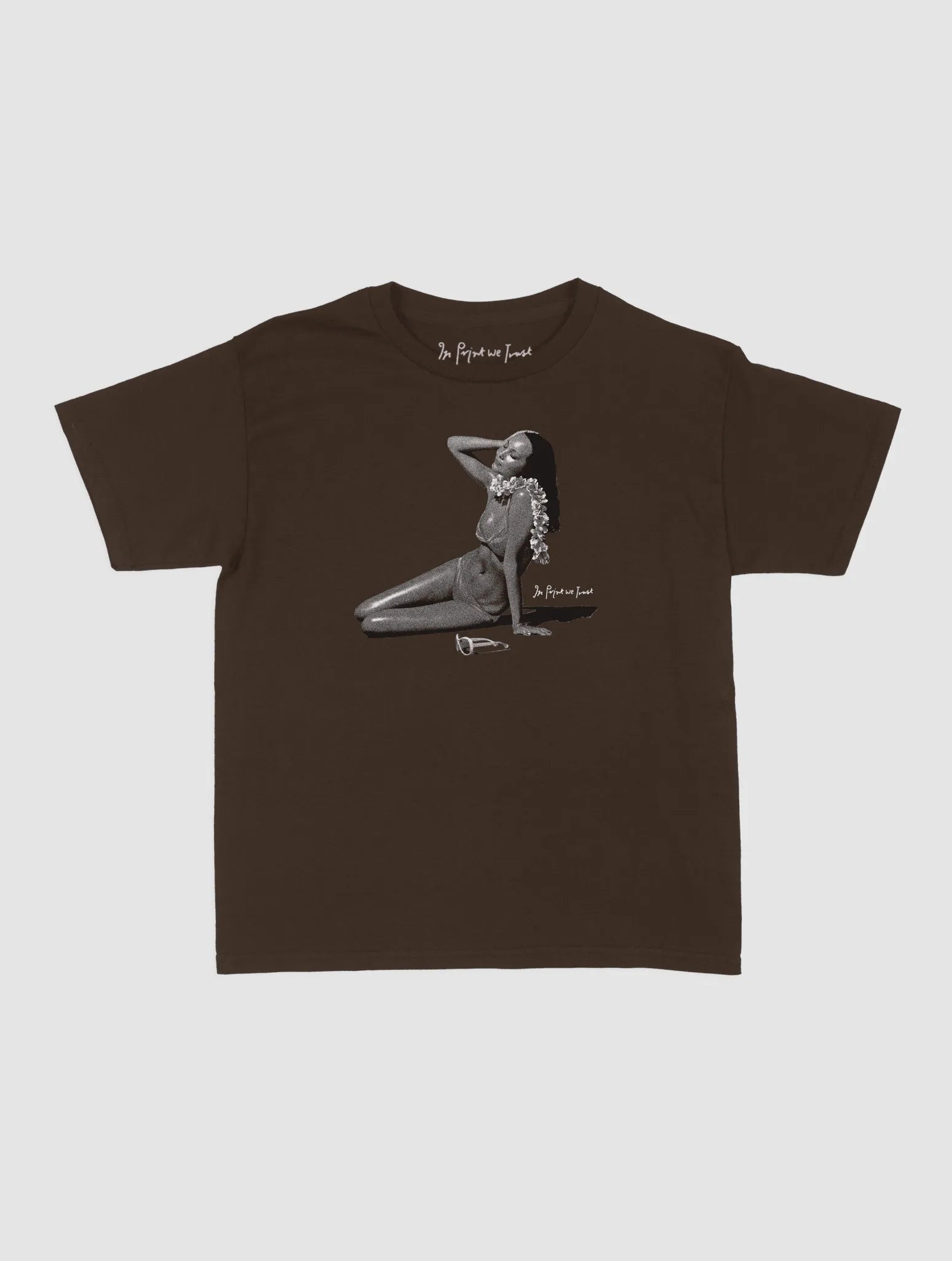 who's that girl? baby tee - In Print We Trust