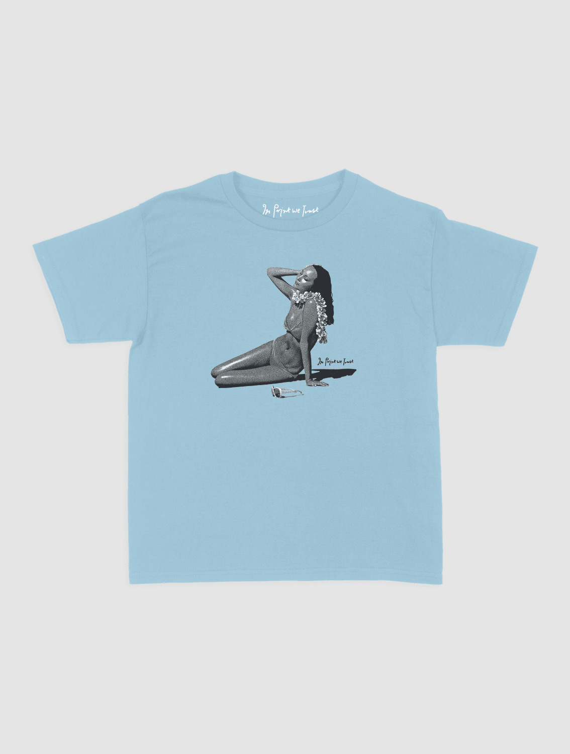 who's that girl? baby tee - In Print We Trust