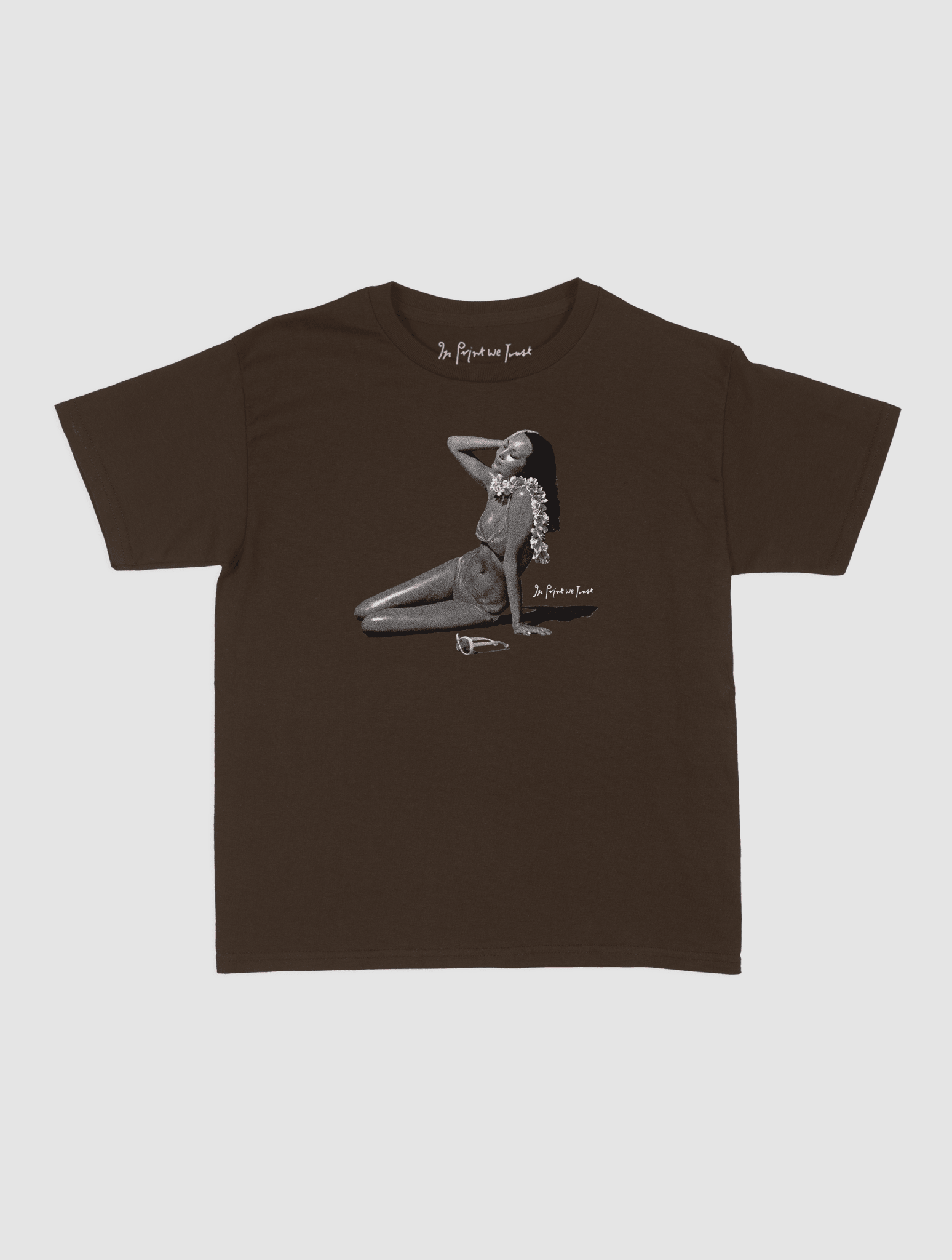 who's that girl? baby tee - In Print We Trust