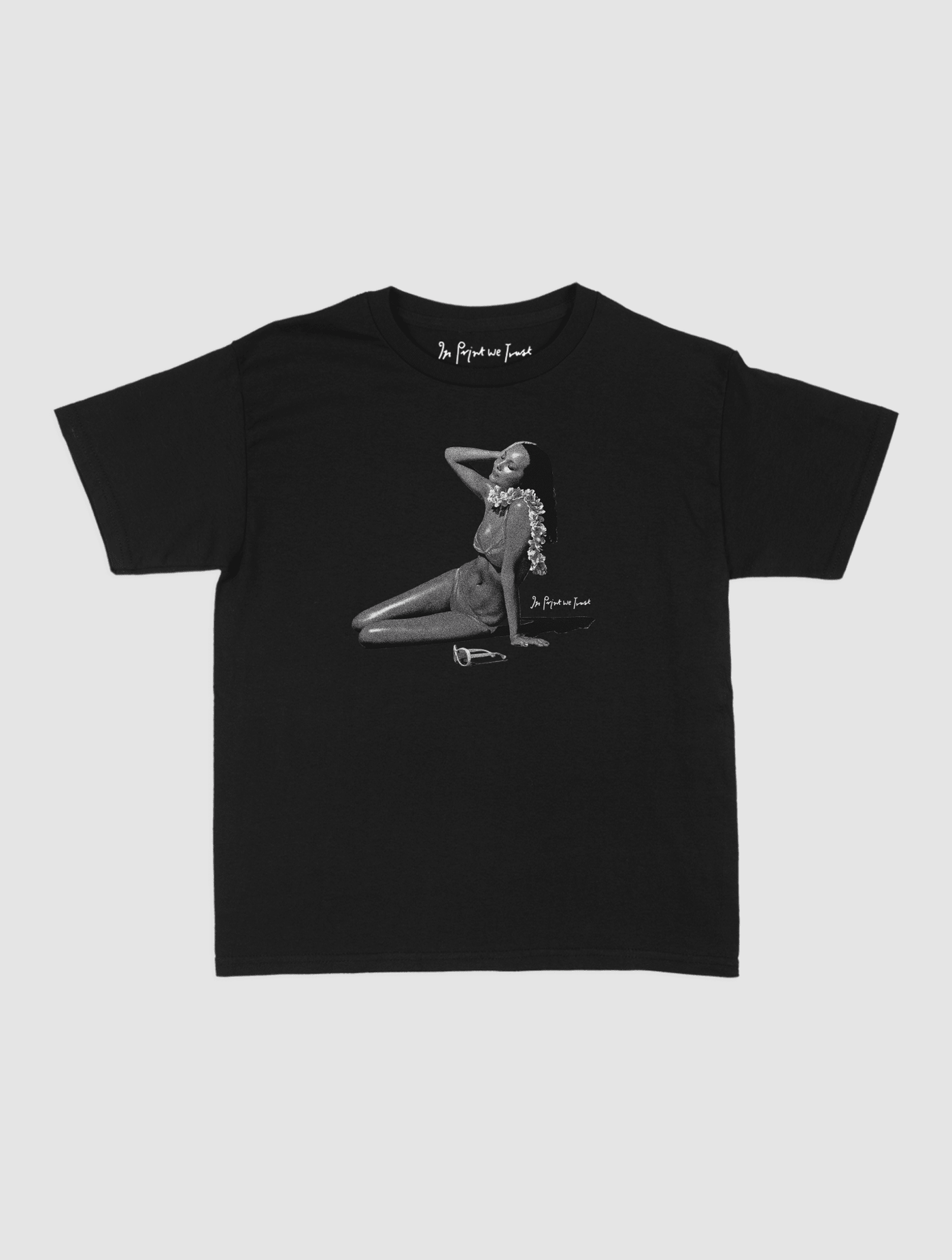 who's that girl? baby tee - In Print We Trust