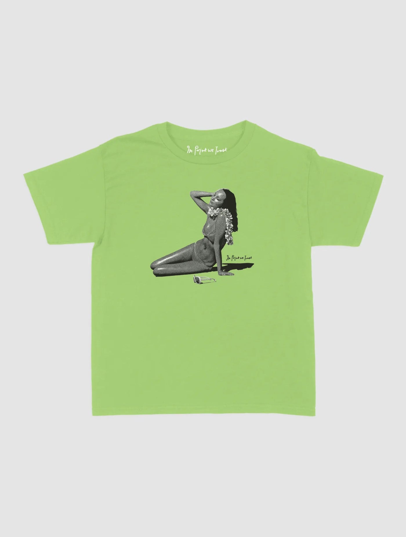 who's that girl? baby tee - In Print We Trust