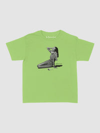 who's that girl? baby tee - In Print We Trust