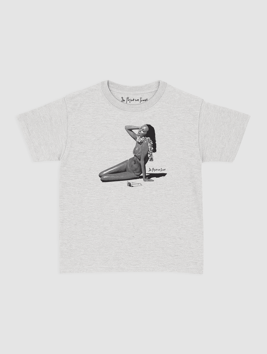 who's that girl? baby tee - In Print We Trust