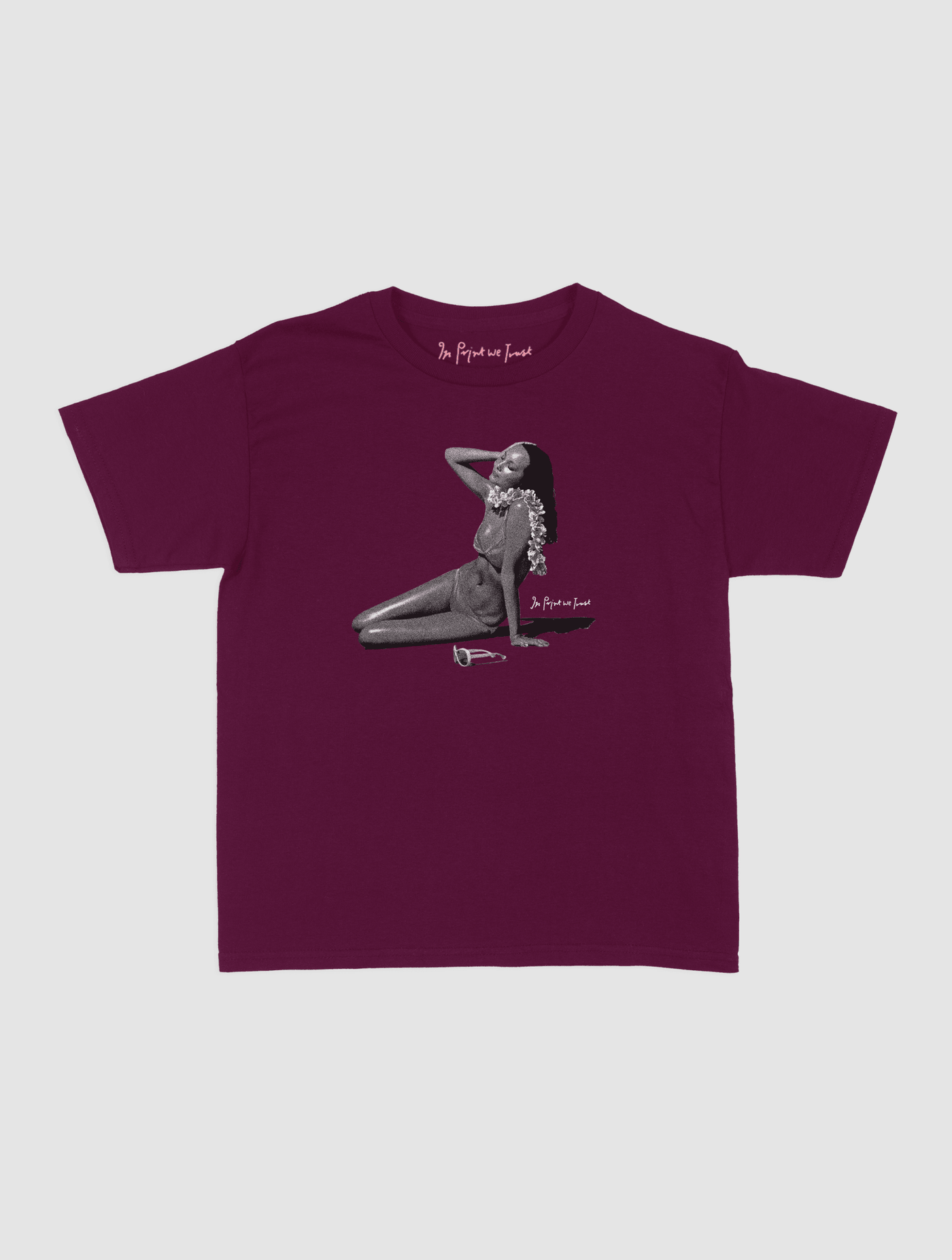 who's that girl? baby tee - In Print We Trust