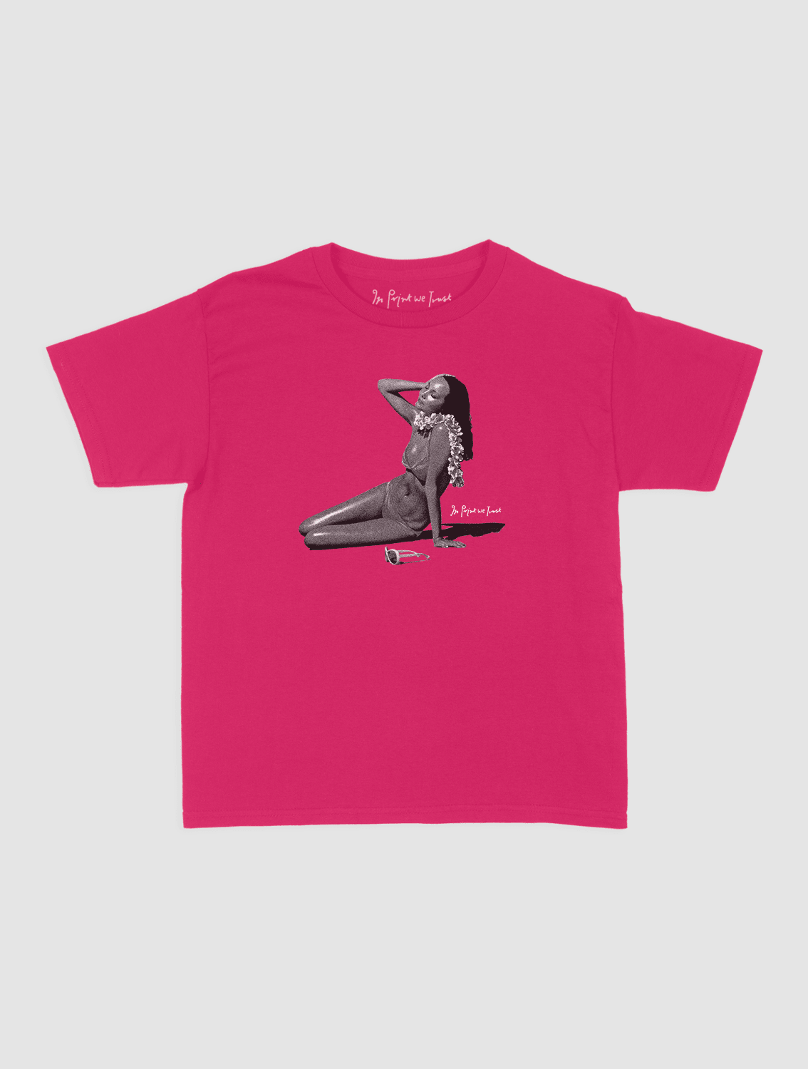 who's that girl? baby tee - In Print We Trust