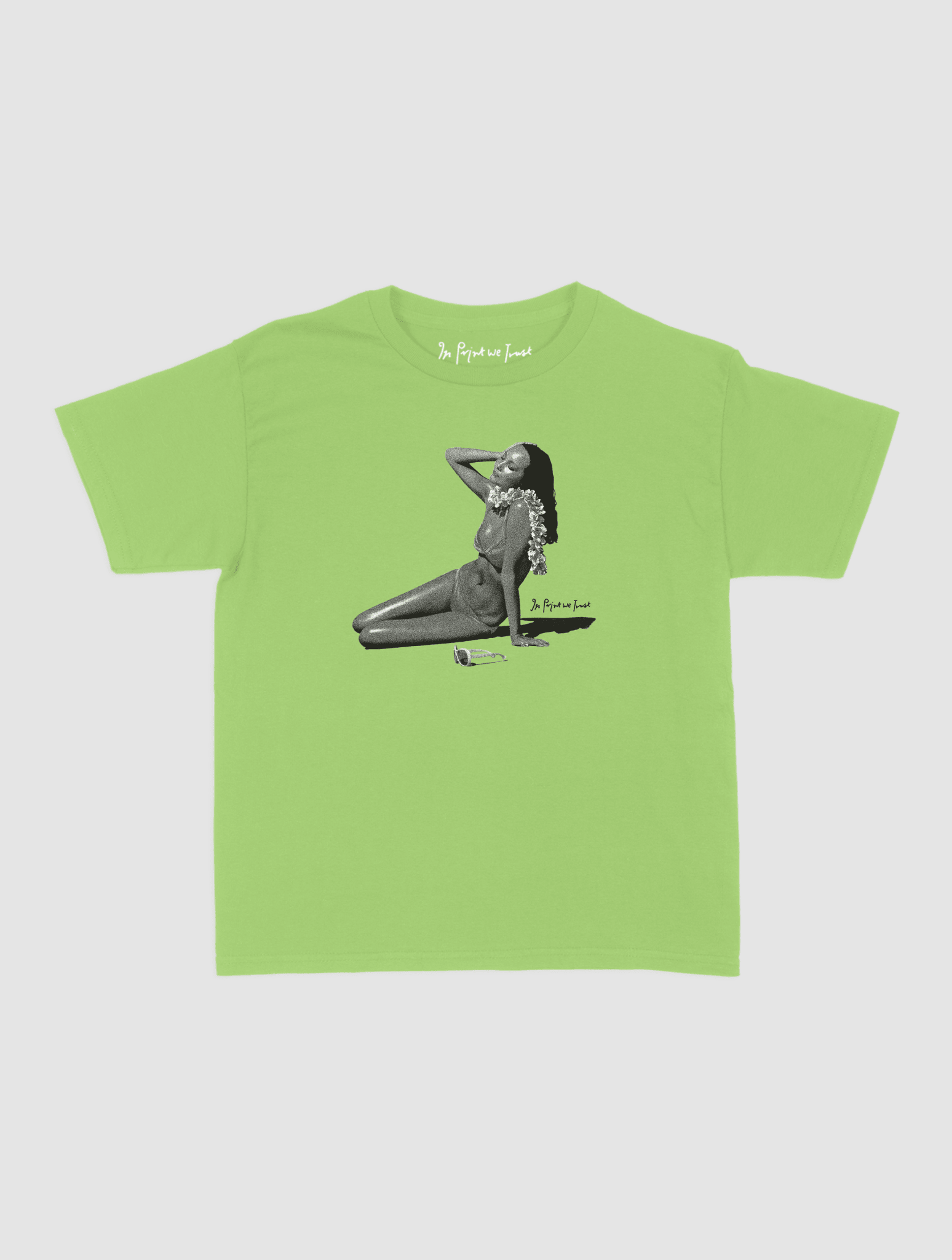 who's that girl? baby tee - In Print We Trust