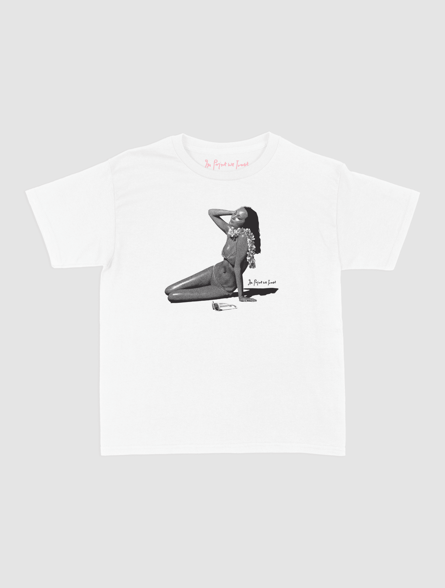 who's that girl? baby tee - In Print We Trust