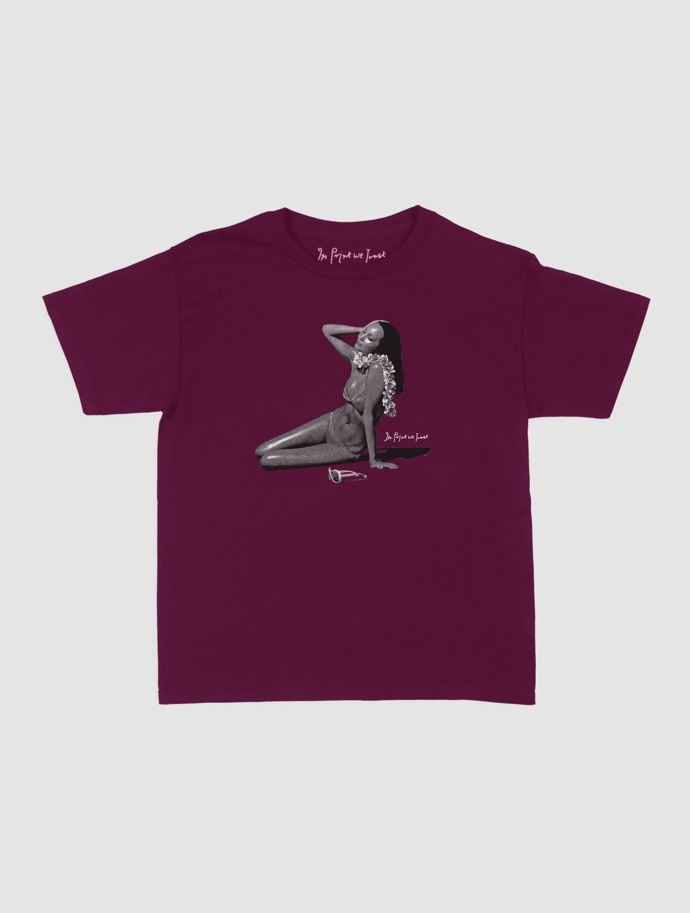 who's that girl? baby tee - In Print We Trust