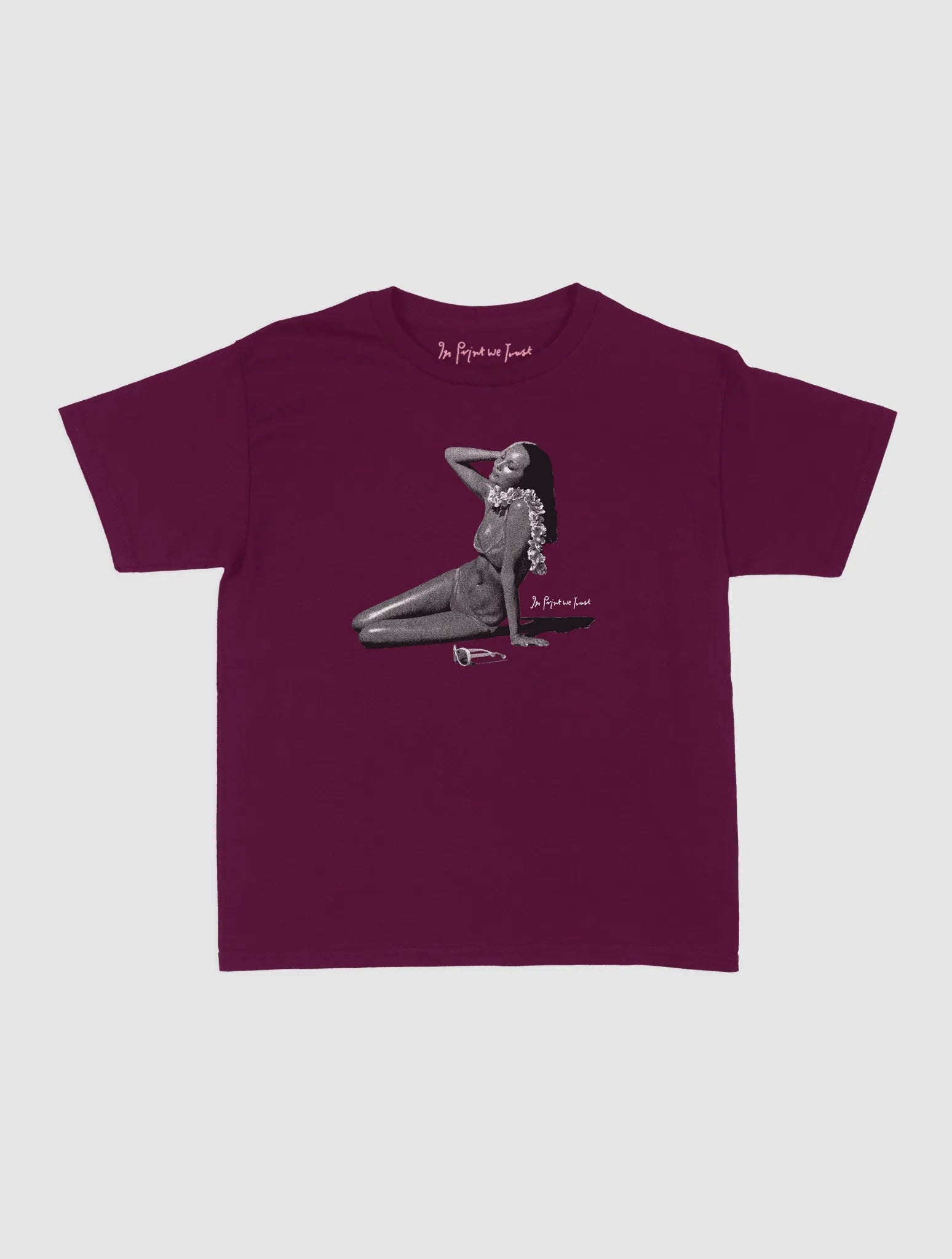 who's that girl? baby tee - In Print We Trust