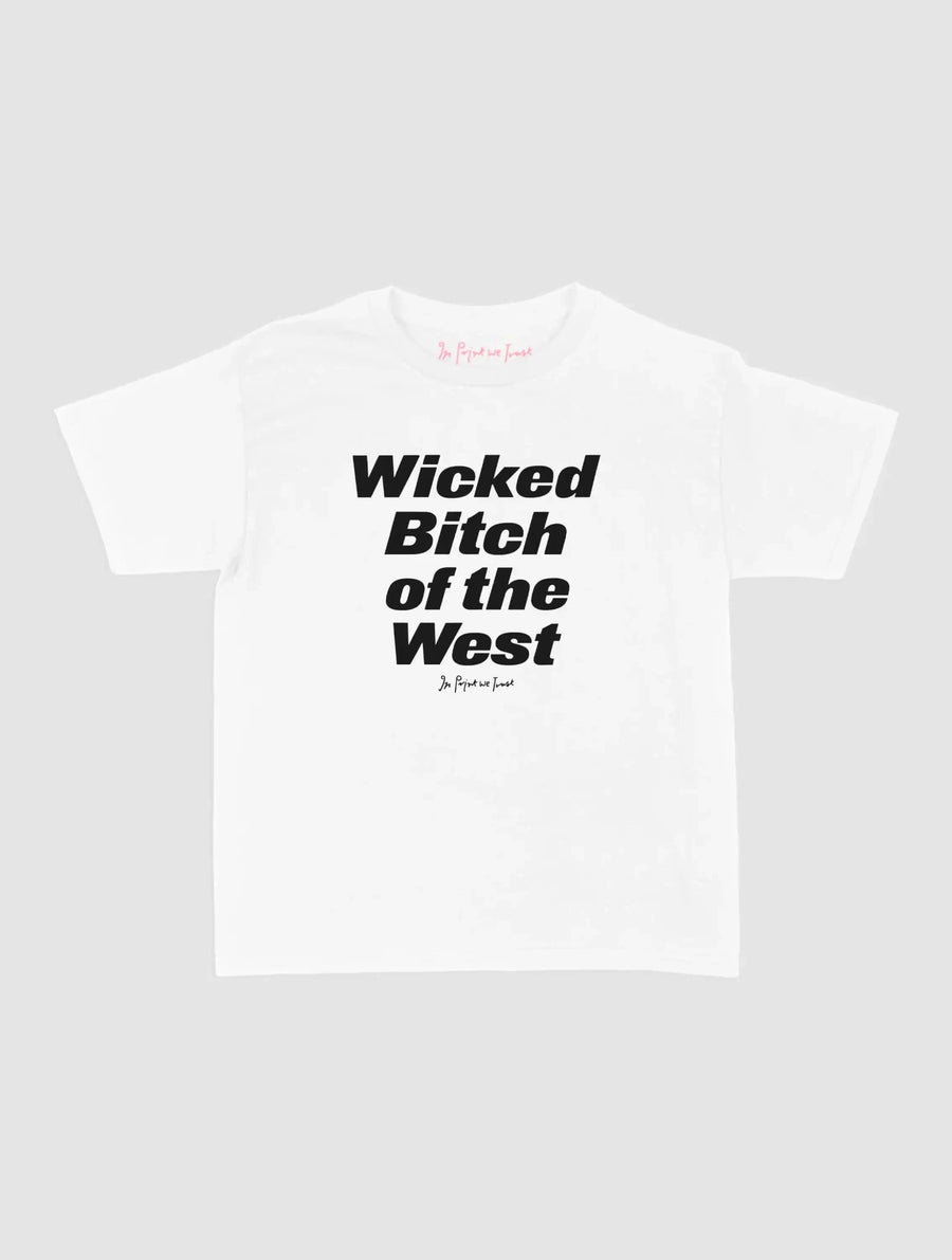 wicked bitch baby tee - In Print We Trust