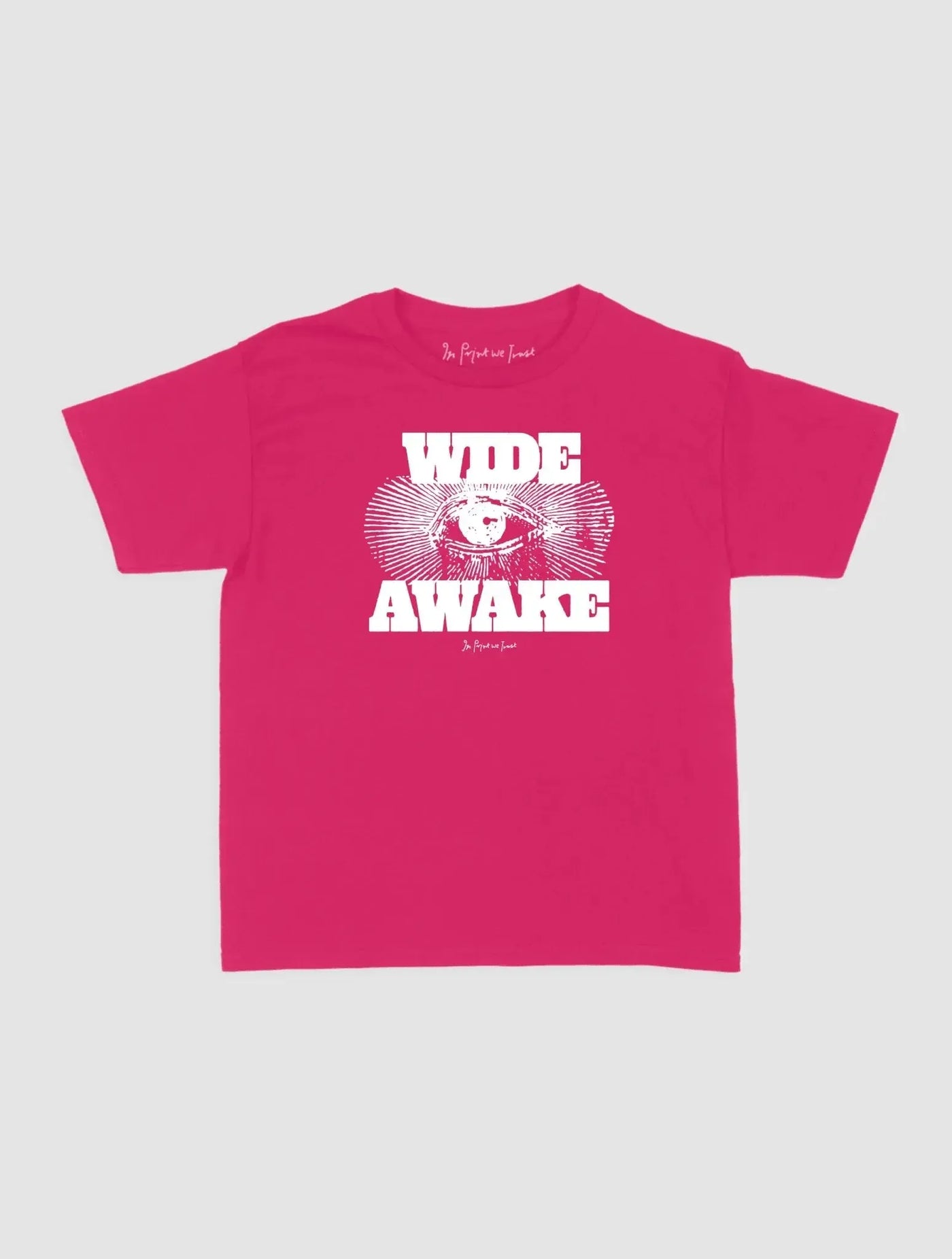 wide awake baby tee - In Print We Trust