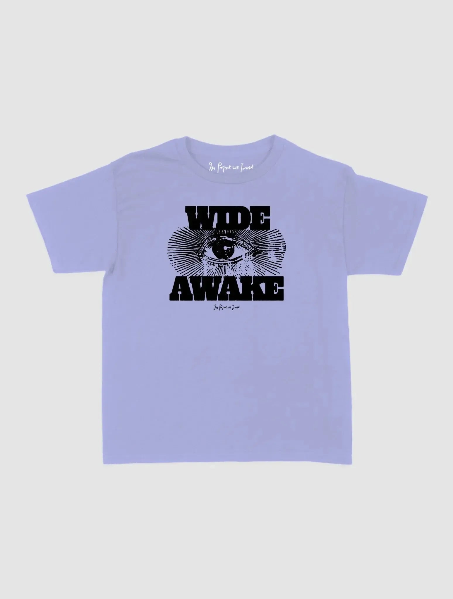 wide awake baby tee - In Print We Trust