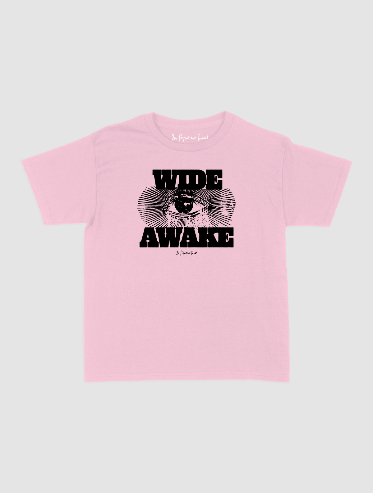 wide awake baby tee - In Print We Trust