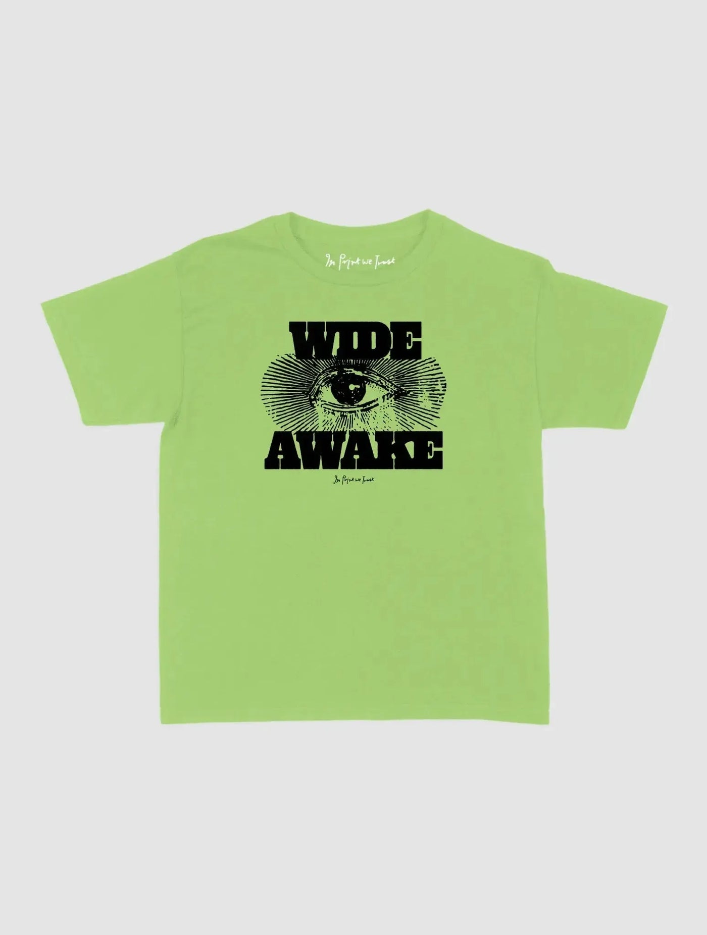wide awake baby tee - In Print We Trust