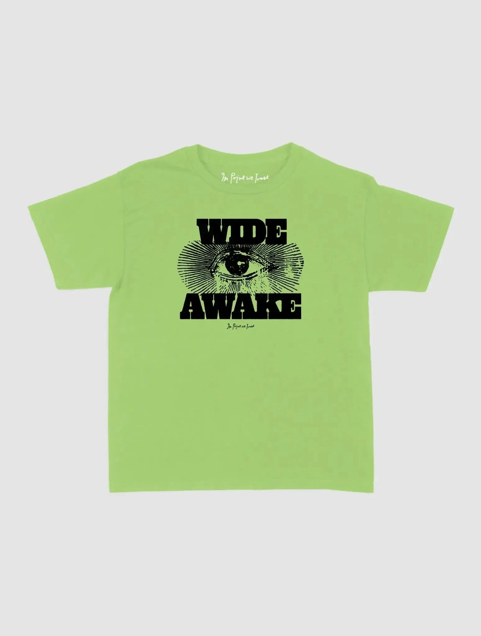wide awake baby tee - In Print We Trust