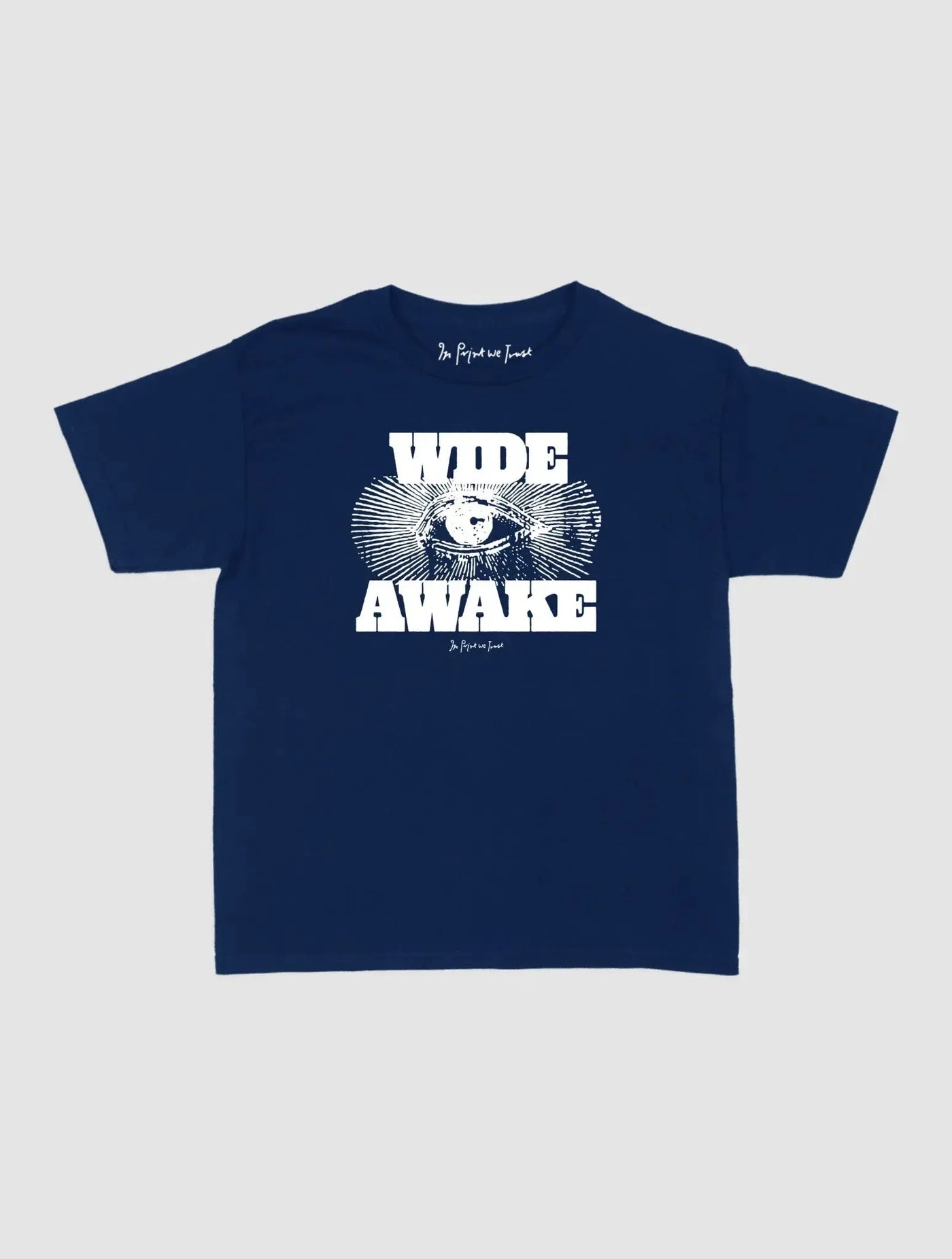 wide awake baby tee - In Print We Trust