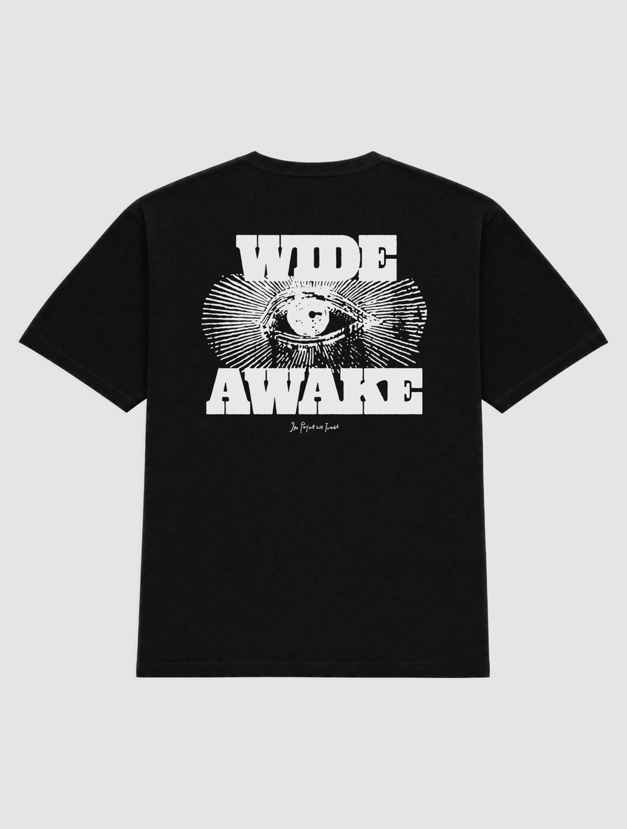 wide awake heavyweight tee - In Print We Trust