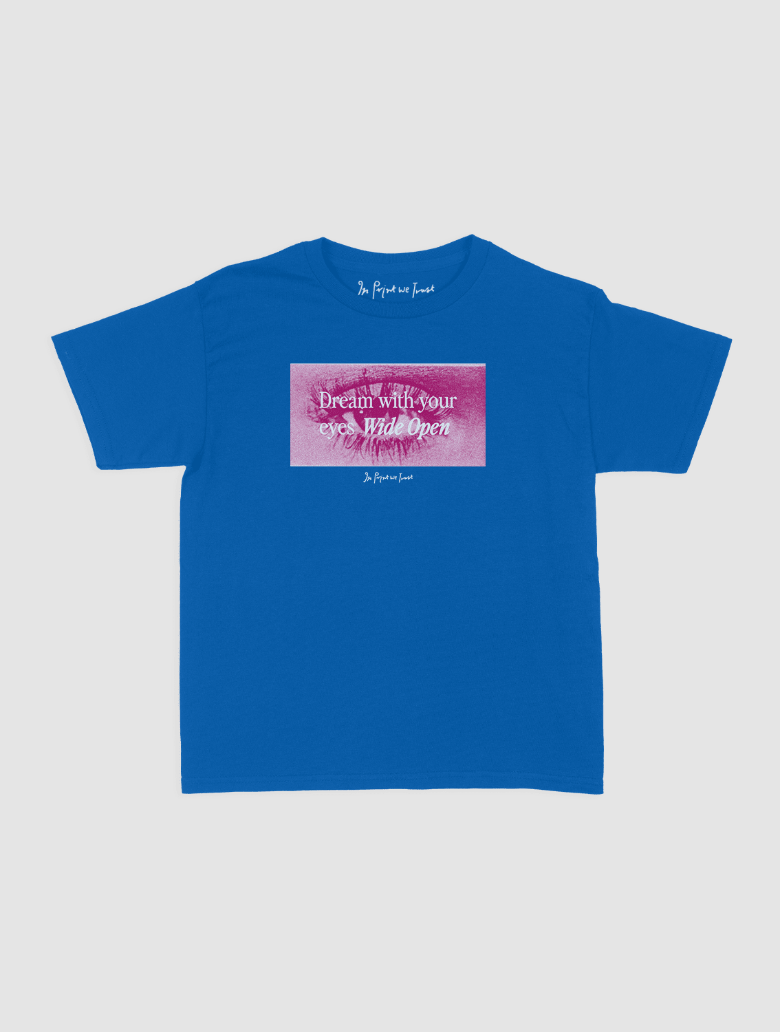 wide open baby tee - In Print We Trust