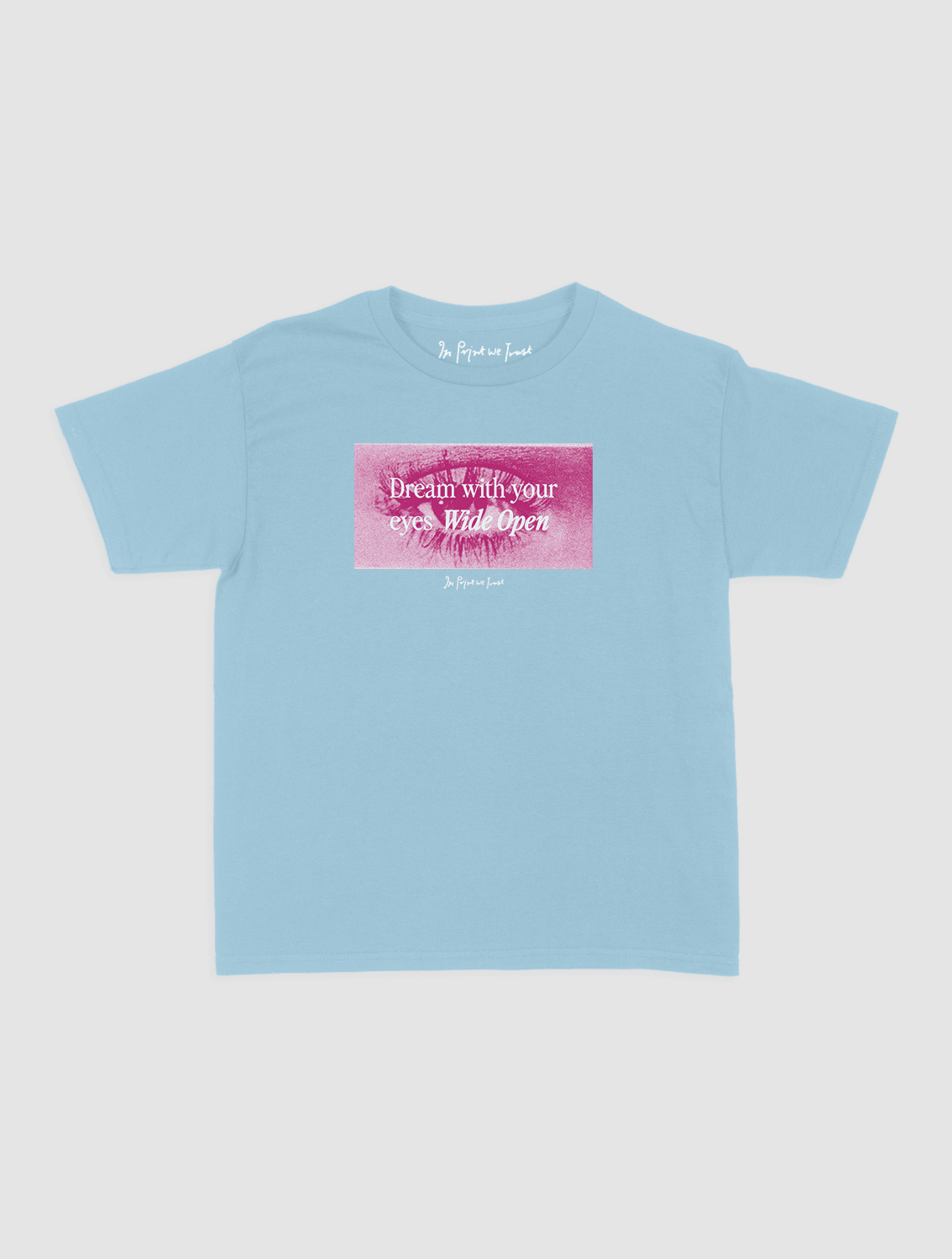wide open baby tee - In Print We Trust