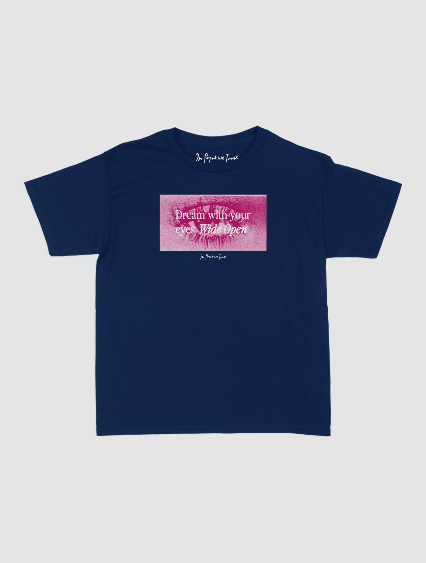 wide open baby tee - In Print We Trust