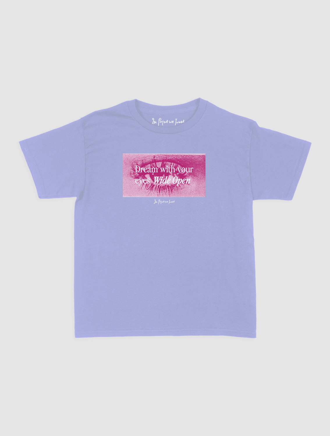 wide open baby tee - In Print We Trust