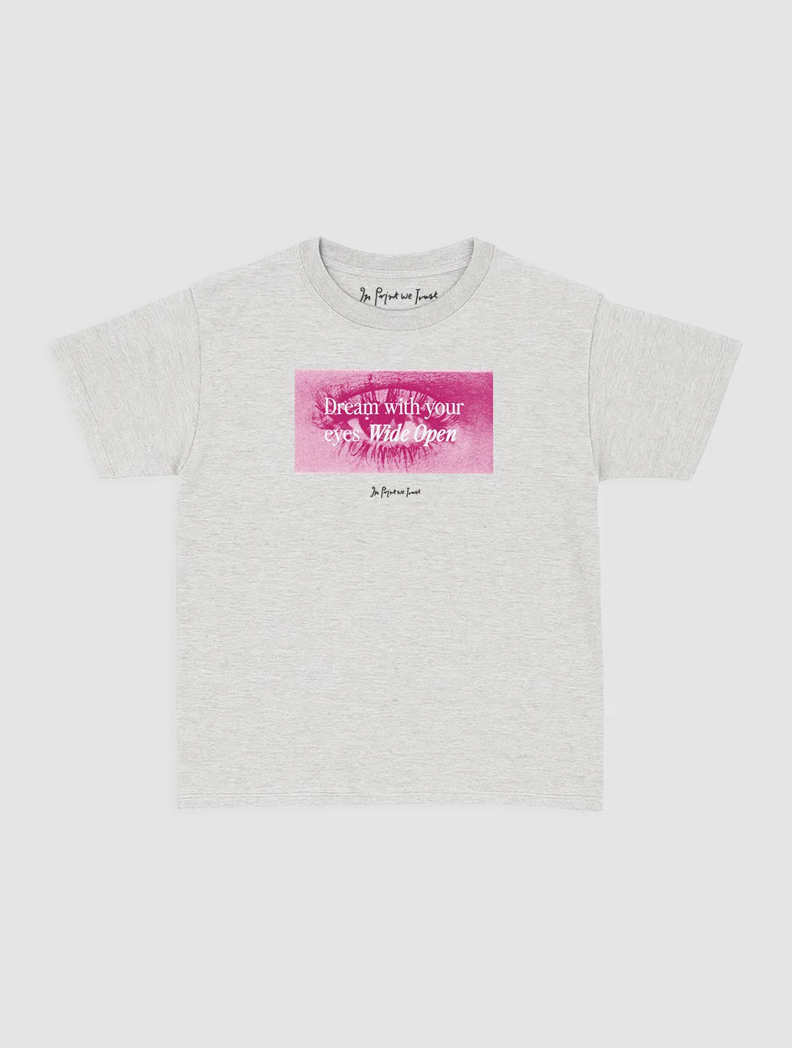 wide open baby tee - In Print We Trust
