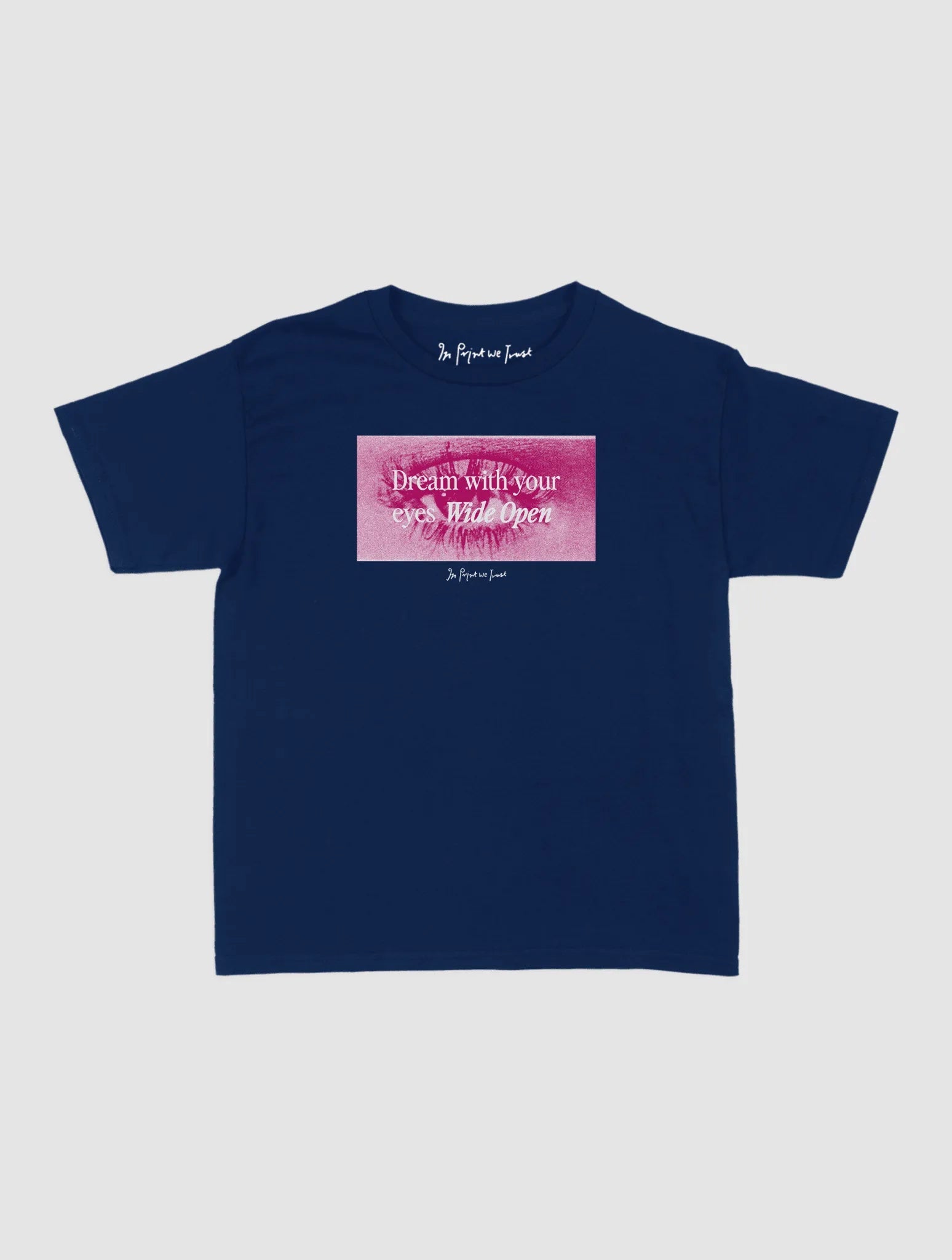 wide open baby tee - In Print We Trust