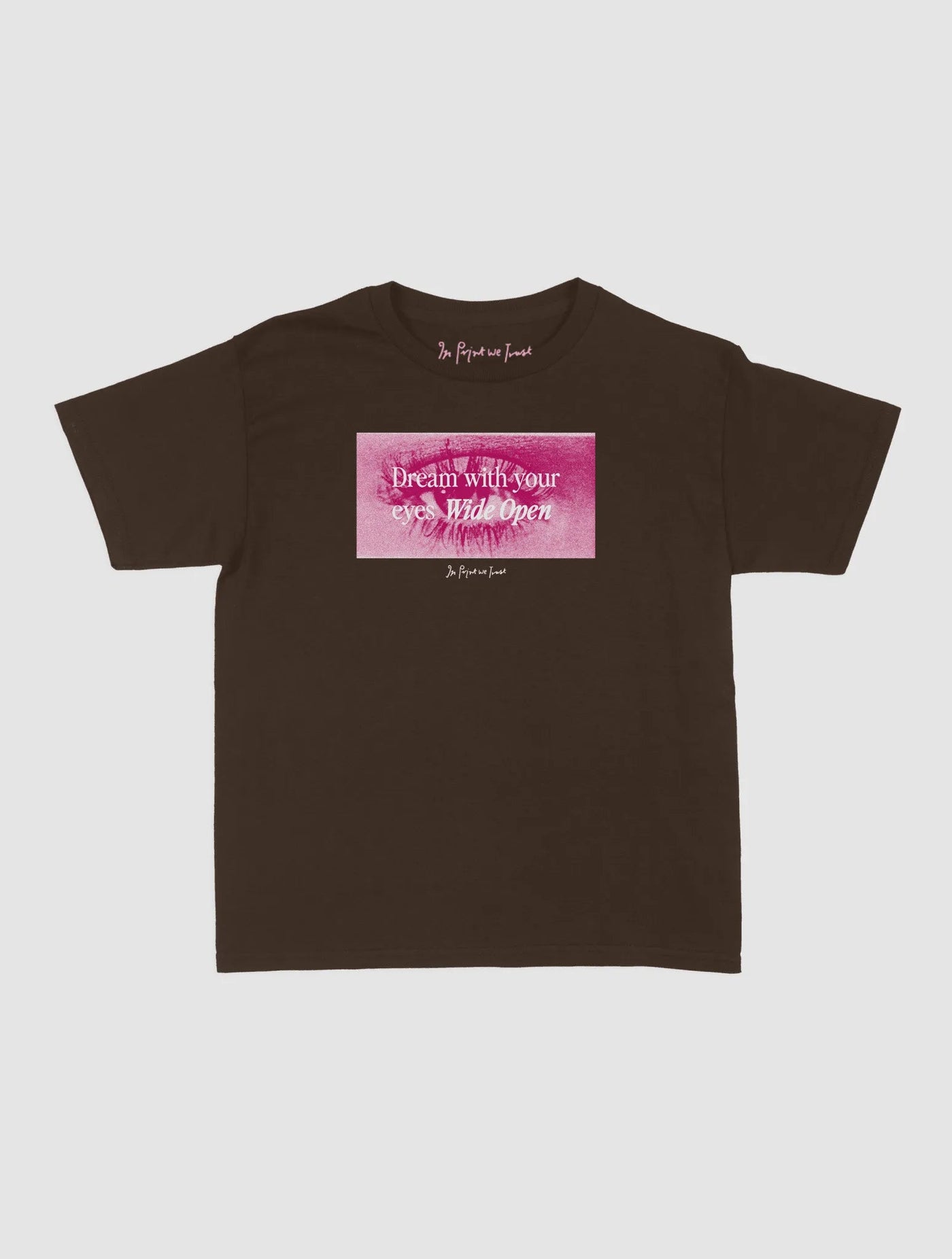 wide open baby tee - In Print We Trust