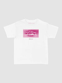 wide open baby tee - In Print We Trust
