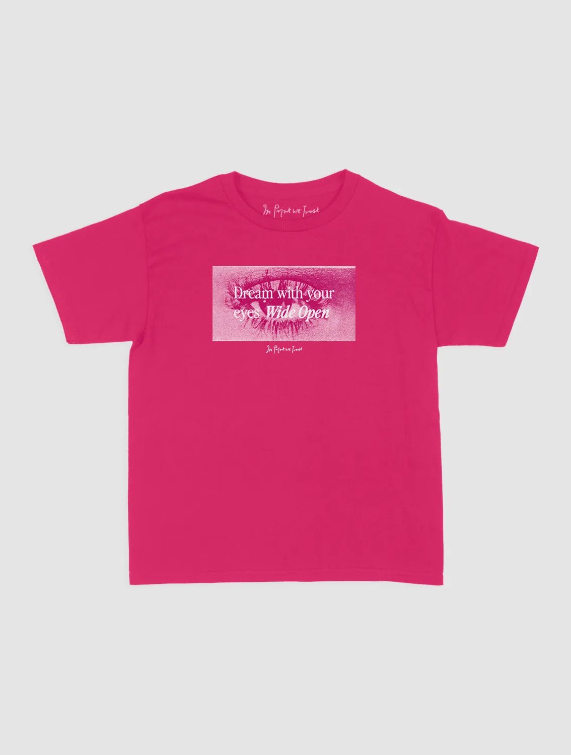 wide open baby tee - In Print We Trust