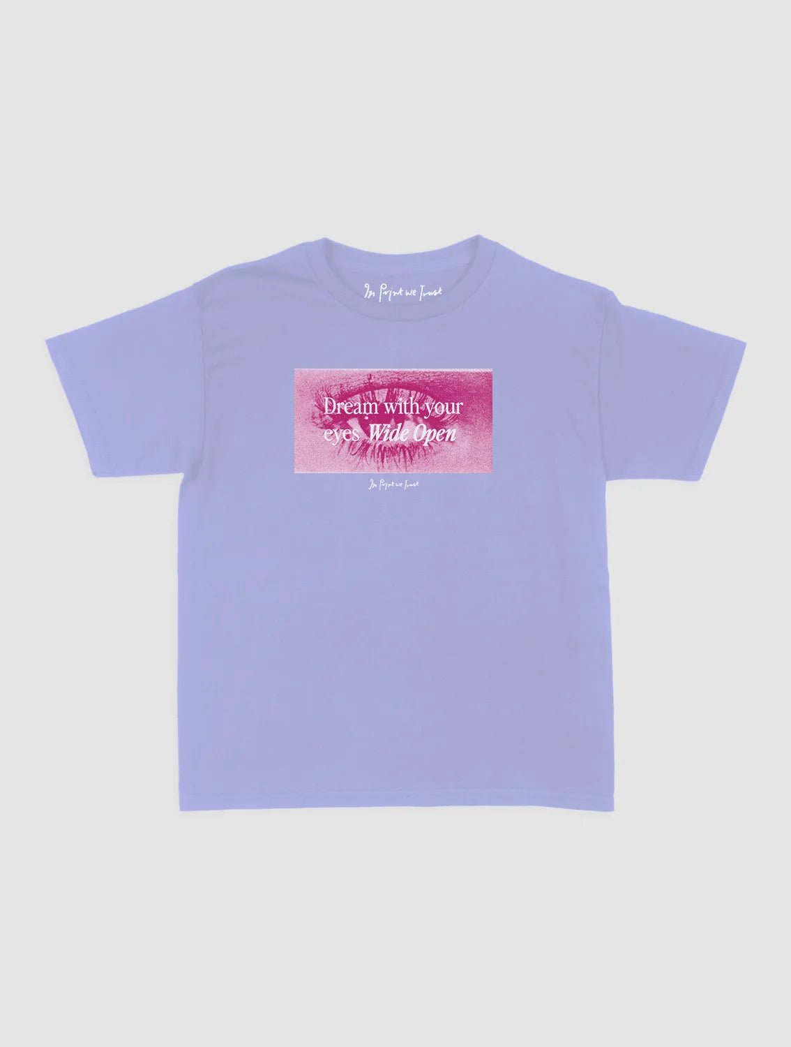 wide open baby tee - In Print We Trust