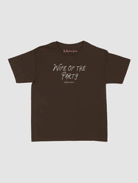 wife of the party baby tee - In Print We Trust