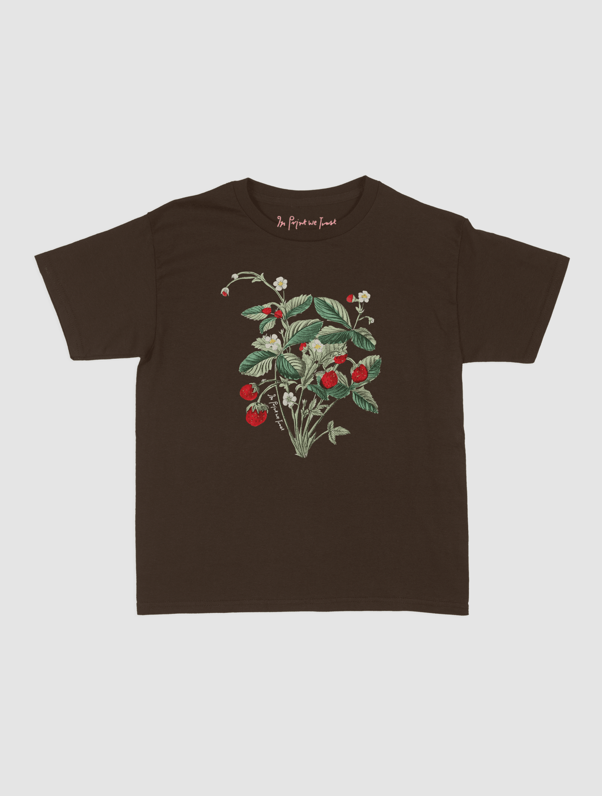 wild strawberry baby tee