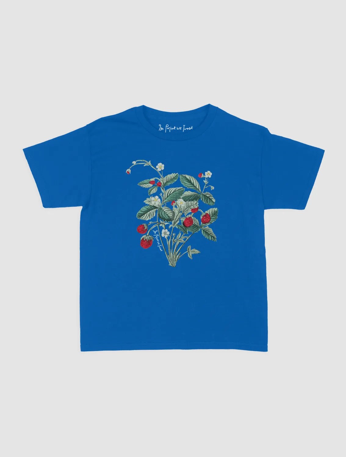wild strawberry baby tee - In Print We Trust