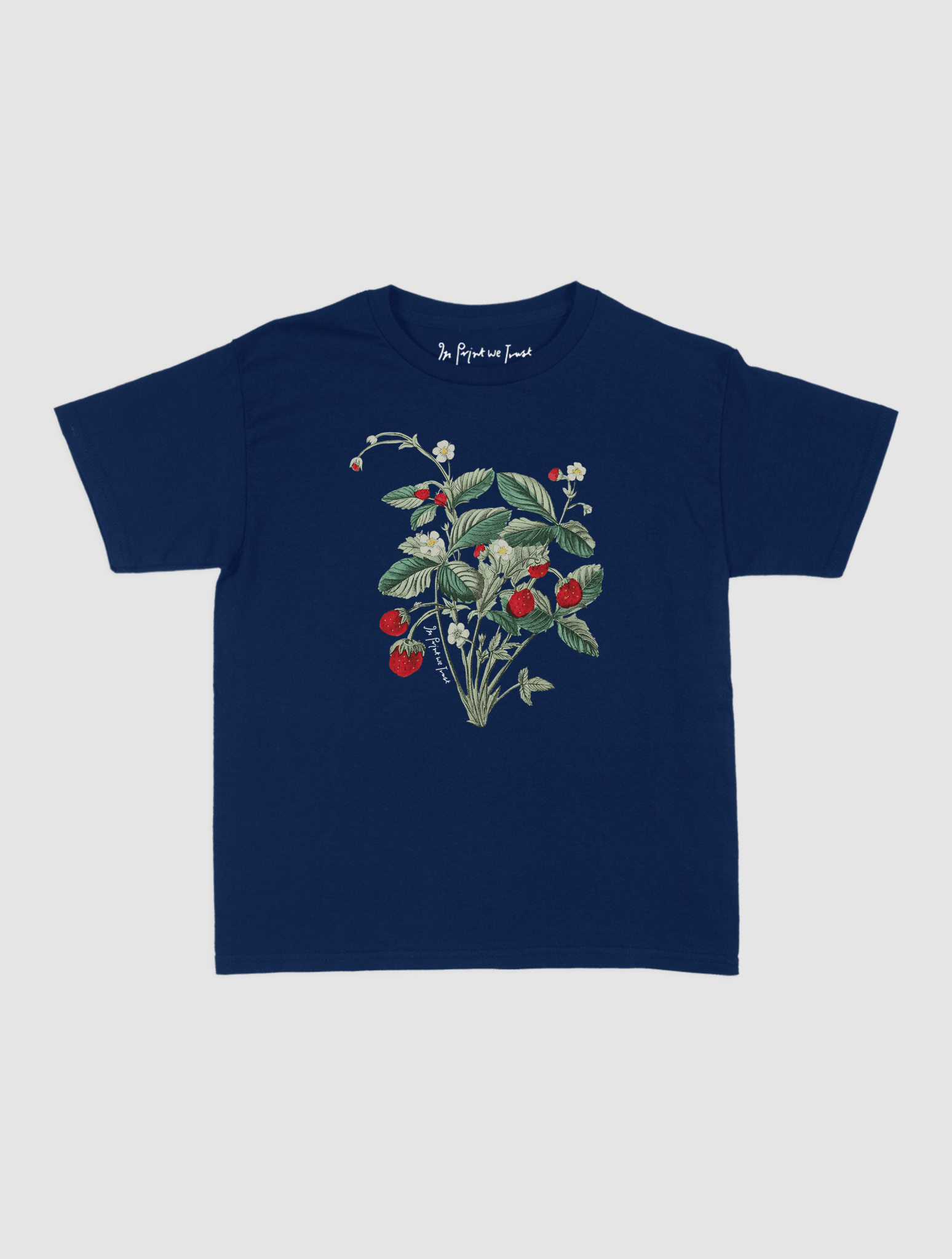 wild strawberry baby tee - In Print We Trust