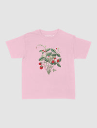 wild strawberry baby tee - In Print We Trust