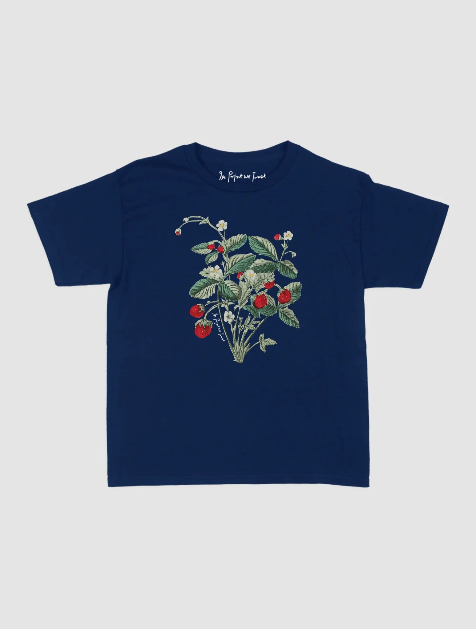 wild strawberry baby tee - In Print We Trust
