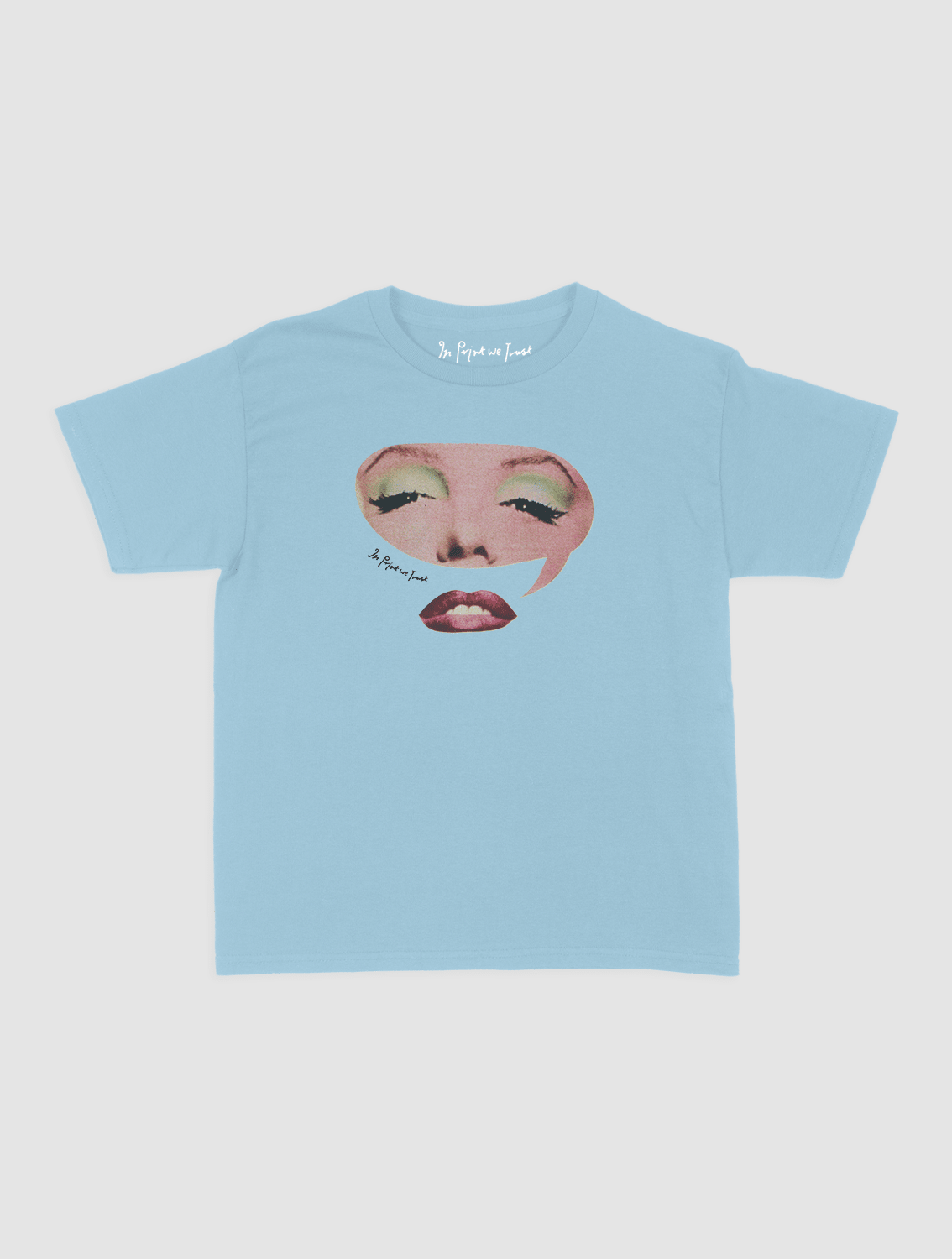 window to the soul baby tee - In Print We Trust