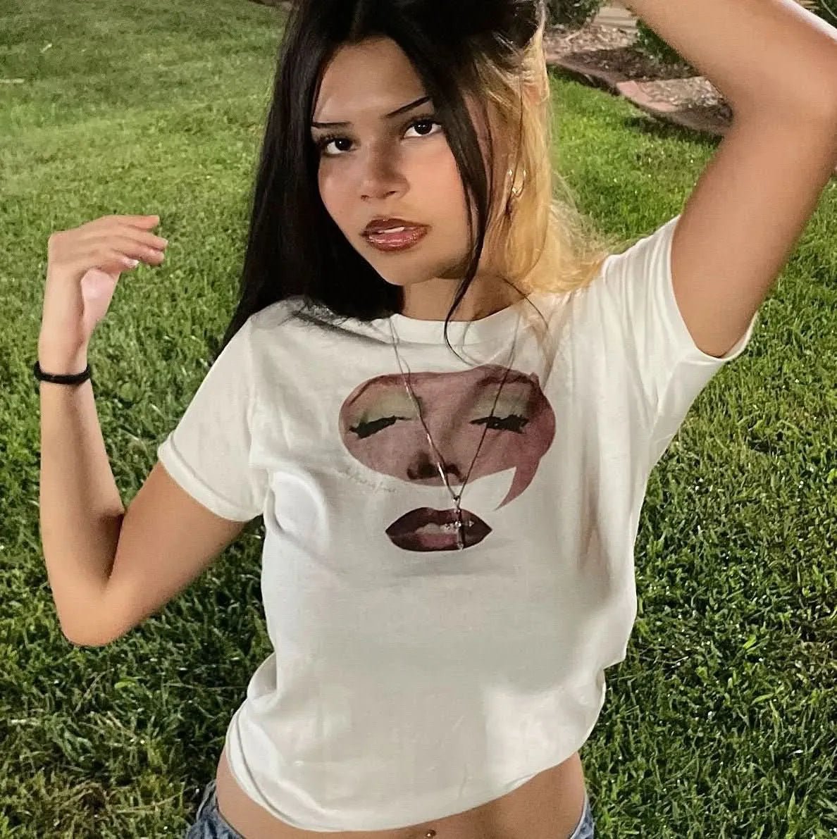 window to the soul baby tee - In Print We Trust