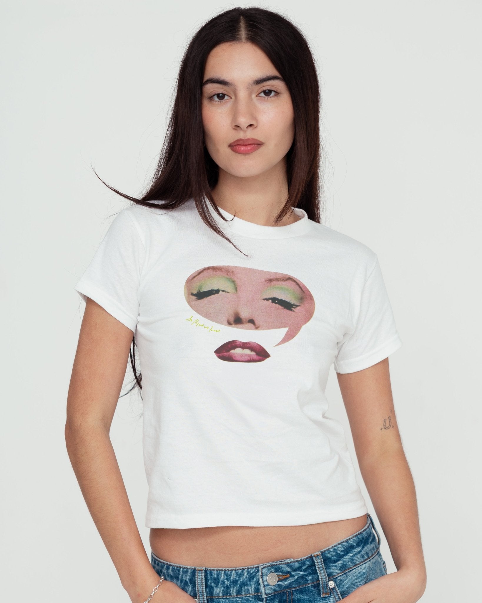 window to the soul baby tee - In Print We Trust