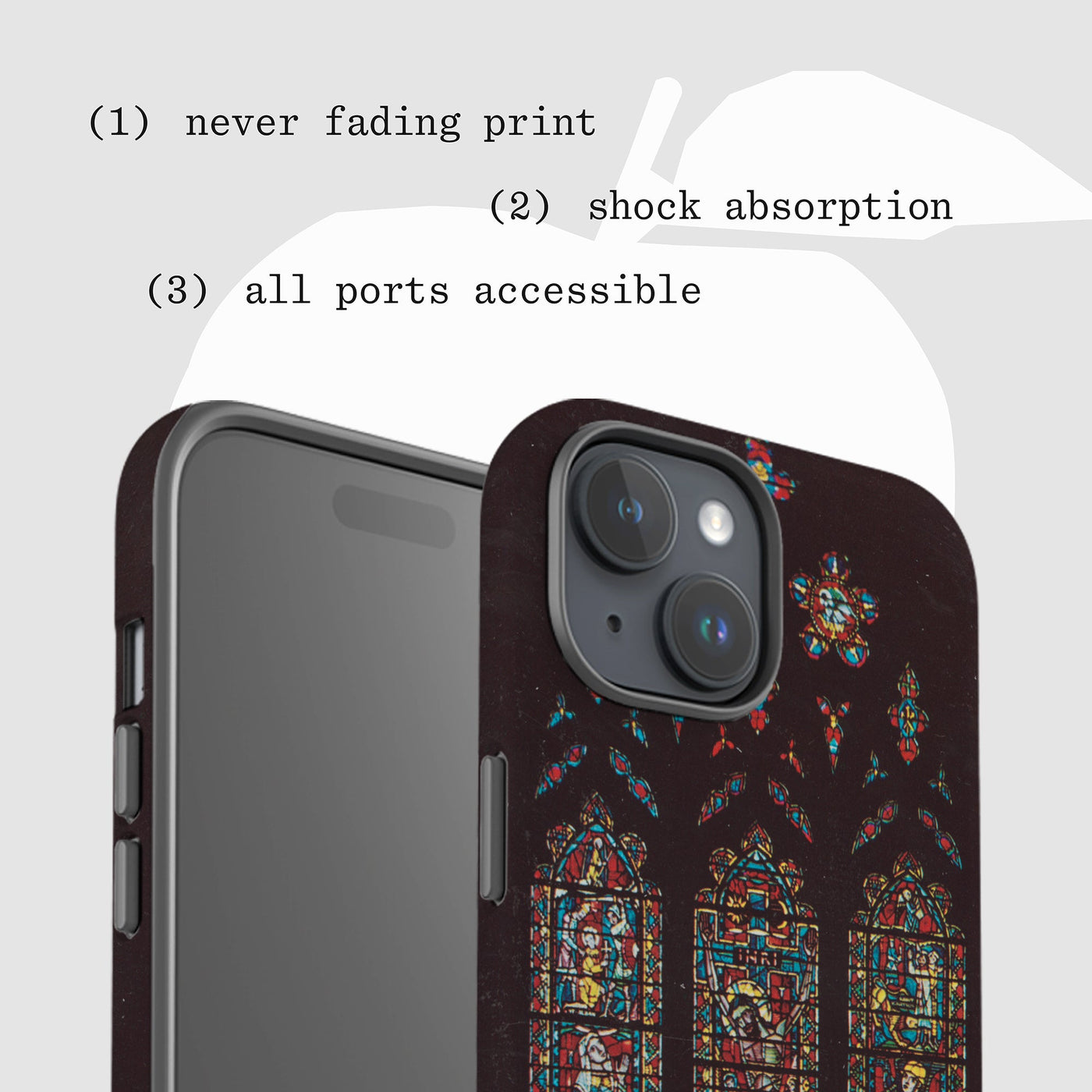 window tough iPhone case - In Print We Trust