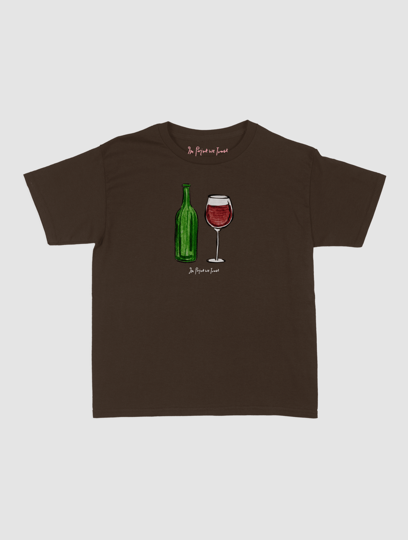 wine baby tee - In Print We Trust