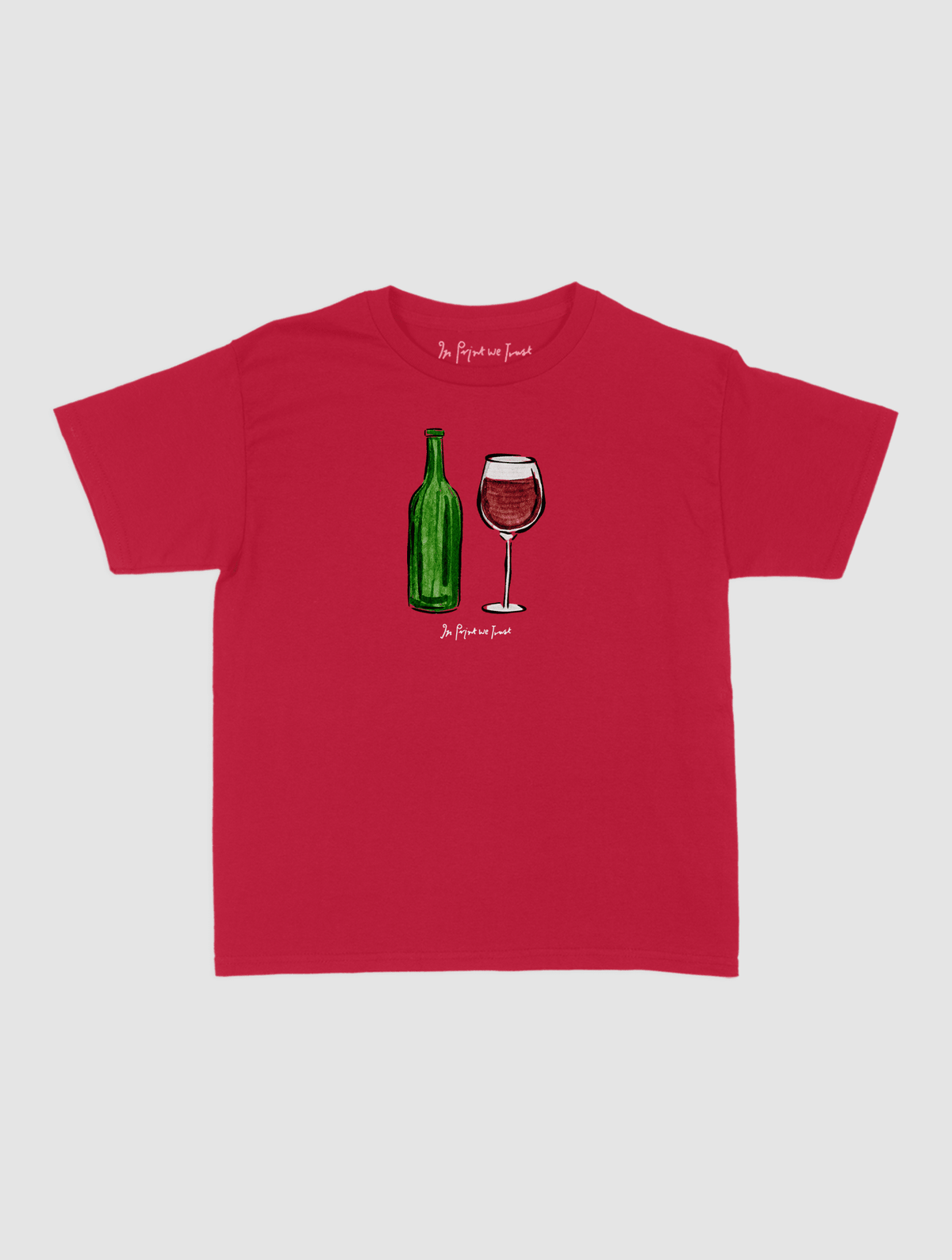 wine baby tee - In Print We Trust