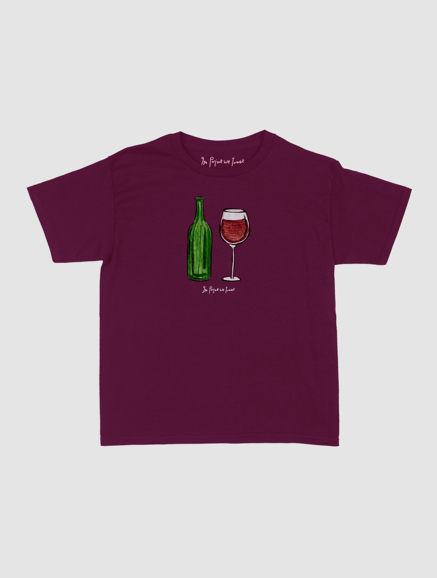 wine baby tee - In Print We Trust