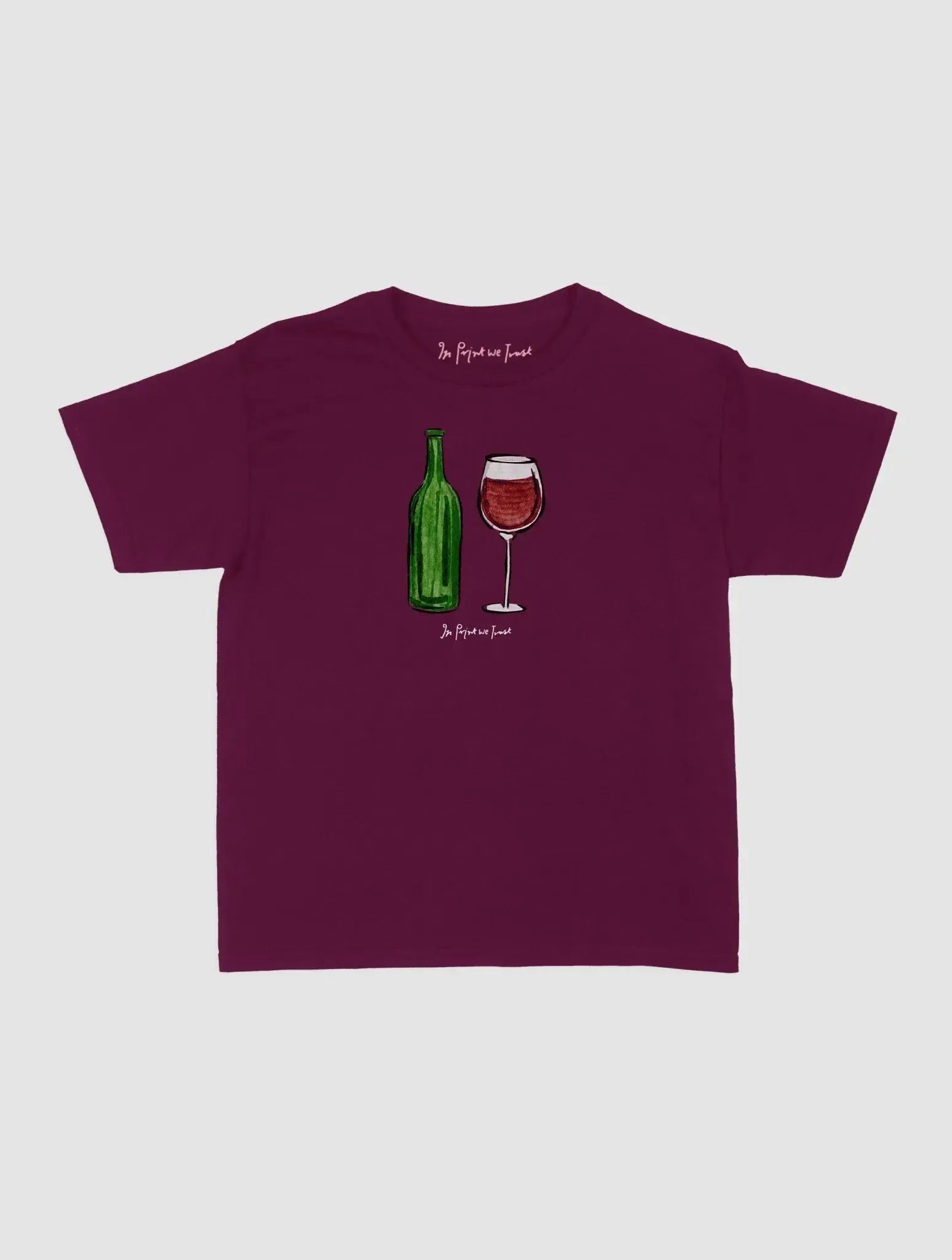 wine baby tee - In Print We Trust